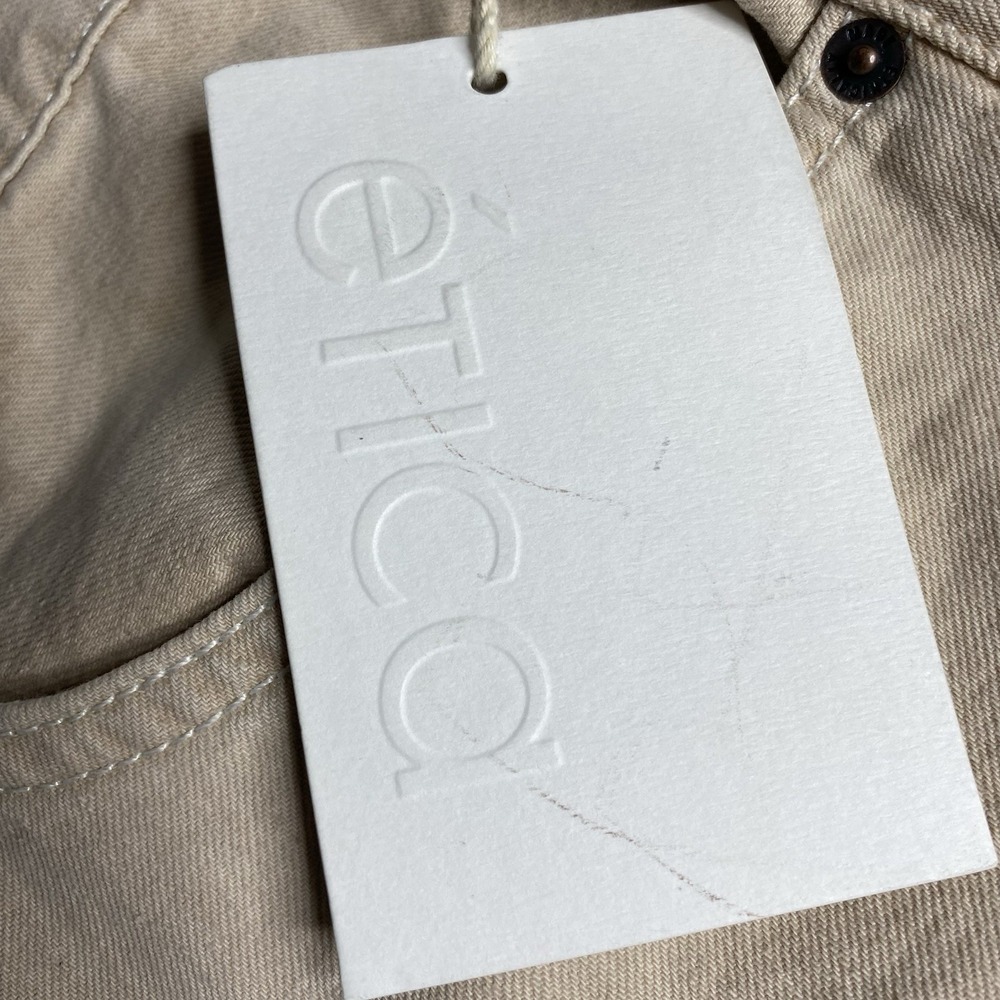 ETICA women's Sz 31 marlowe slim boyfriend‎ Tapered Mid Rise Jeans canyon sand - Picture 14 of 15